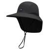 Croogo Outdoor Sun Hat for Men with UPF 50+ Safari Cap Wide Brim Fishing Hat with Neck Flap Mens Hiking Hat,Black-RNYF01 view 1