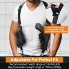 Shoulder Holster, Adjustable Leather Shoulder Holsters for Concealed Carry with Double Magazine Pouch, Fit 1911, Glock 17/19/23, Beretta 92FS and More Pistols-for Right Hand view 3