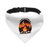 Campfire Design Pet Bandana Collar - Cute Scarf Collar - Themed Dog Bandana - L view 1