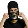 Red Plume 3PCS Balaclava Ski Mask Motorcycle Full Face Mask Outdoor Tactical Hood Headwear Mask Unisex for Cycling Halloween Windproof view 2