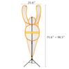 MR Dummy Defender, Height Adjustable Training Mannequin, Portable Hands-Up Defensive Dummy, Sparring Partner for Basketball, Volleyball, Soccer & Football view 2
