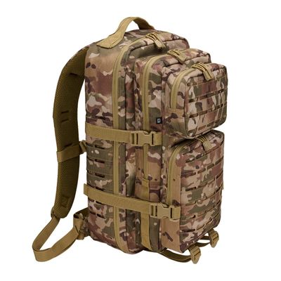 Brandit US Cooper Large Backpack - 40 Litres - Many Colours, Tactical Camo, Lasercut / 40 Liter