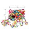 YEZILUU One Women's Color Beaded bags Color Red Crystal Bag Hand Knitting Glitter bead bag Acrylic (Beaded small bag) view 4