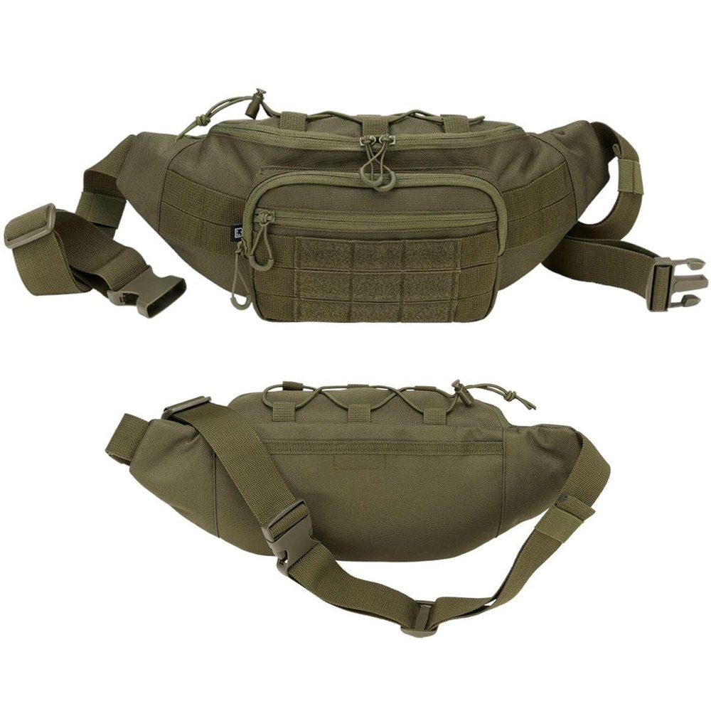 Brandit Unisex Waistbelt Bag Molle Bag, olive, Einheitsgre