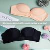 Women Wireless Non-Slip Invisible Front Hook Underwear Bra, Strapless Pushup Bras Front Buckle Lift Bra (2PCS-A,38E) view 3