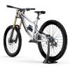 TUORE Road Bike Parking Stand Heat Resistant Bicycle Floor Rear Parking Rack Height Adjust Charming Appearance Sturdy Decoration for (Black) view 1