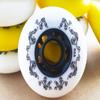 JHKJ Inline Skate Wheels 72mm/ 76mm/ 80mm Inline Skate Replacement Wheels Used on Roller Hockey Skates Break Wheels Luggage Wheels Etc,White,76mm view 4