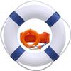 20 Inch Pool Safety Life Preserver Throw Ring Buoy- Swim Foam Rings for Swimming Pool Wall Decoration with 98.4FT Water Floating Lifesaving Rope view 1