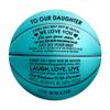 Customized Basketball to Daugher Girl Basektball Dad Mom to Daugher Gift Basketball (Basketball018) view 1