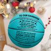 Customized Basketball to Daugher Girl Basektball Dad Mom to Daugher Gift Basketball (Basketball018) view 3