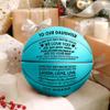 Customized Basketball to Daugher Girl Basektball Dad Mom to Daugher Gift Basketball (Basketball018) view 4