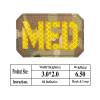 TAC5TAC 2 PCS Tactical Medic Patches Morale IR Infrared Med Patch for IFAK,EMT, EMS, Military,Trauma, Medical, Emergency Pouch view 2