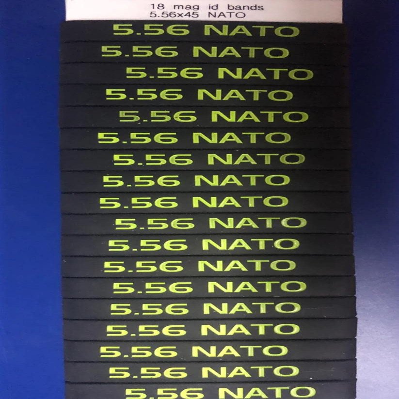 5.56 NATO Magazine Identification Marking Bands (18 Pack)
