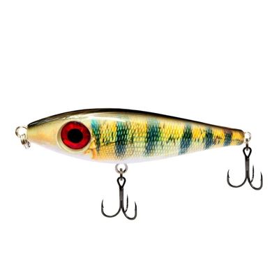 HUFFA 12.5cm 27.5g Top Water Pencil Fishing Bait 6 Colors Fish Lure Factory Wobbler Pesca Hard Artificial Lure StickBait (Color : 02)