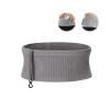 Multifunctional Knit Breathable Concealed Waist Bag, Universal Running Belt, Large Capacity Running Waist Fanny Pack, Adjustable Moisture Wicking Storage Belt Pack for Women Men (Grey, M) view 1
