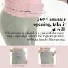 Multifunctional Knit Breathable Concealed Waist Bag, Universal Running Belt, Large Capacity Running Waist Fanny Pack, Adjustable Moisture Wicking Storage Belt Pack for Women Men (Grey, M) view 2
