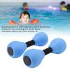 Pilipane Water Dumbbells, 2pcs Water Floating Dumbbells Pool Exercise Equipment for Adults, Exercise & Fitness Dumbbells Eva Foam Water Aerobic Exercise Foam Dumbbells for Swimming Pool view 3