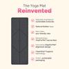 LIFORME Original Yoga Mat & Ultimate Everyday Yoga Mat Cleaner- Bundle Pack  Patented Alignment System, Eco-Friendly, Non-Slip Warrior-Grip, Thick, Sweat Resistant, Comfortable - Grey view 4