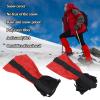 1Pack Leg Gaiters, Watertight Shoe Gaiters, Lightweight Breathable Snow Boot Gaiters for Hiking, Running, Walking, Climbing, Skiing and Snowshoeing, Avoid Tear Polyester Fiber, for Men & Women view 3
