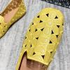 Hbeylia Women's Slip On Loafers Walking Shoes Fower Hollow Out Flat Heels Flats Low Top Fashion Casual Mary Jane Shoes Sandals for Women Girls Work Nurse Outdoor Sports view 3