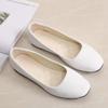 Hbeylia Women's Slip On Ballet Flats Fashion Round Toe Flock Up Lightweight Comfort Low Heels Flats Loafers Mary Jane Walking Shoes for Bridesmaid Wedding Party Dance view 2