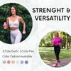Polyfit Dumbbell Weight Bars for Women - Blush Pink - 3.3 LB Each | 6.5 LB Pair - Dumbbell Set for Walking, Yoga, Dance, Barre, Pilates, Cardio, Aerobics view 4