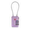 TSA Accepted Luggage Travel Lock, Set-Your-Own Combination Lock for School Gym Locker, Luggage Suitcase Baggage Locks, Filing Cabinets, Toolbox, Case (Purple, 1 Pack) view 1