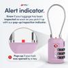 TSA Accepted Luggage Travel Lock, Set-Your-Own Combination Lock for School Gym Locker, Luggage Suitcase Baggage Locks, Filing Cabinets, Toolbox, Case (Purple, 1 Pack) view 4