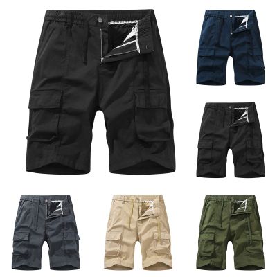 Men's Classic-Fit Stretch Golf Shorts Casual Athletic Outdoor Tactical Hiking Jogger Shorts Multi-Pocket Work Shorts