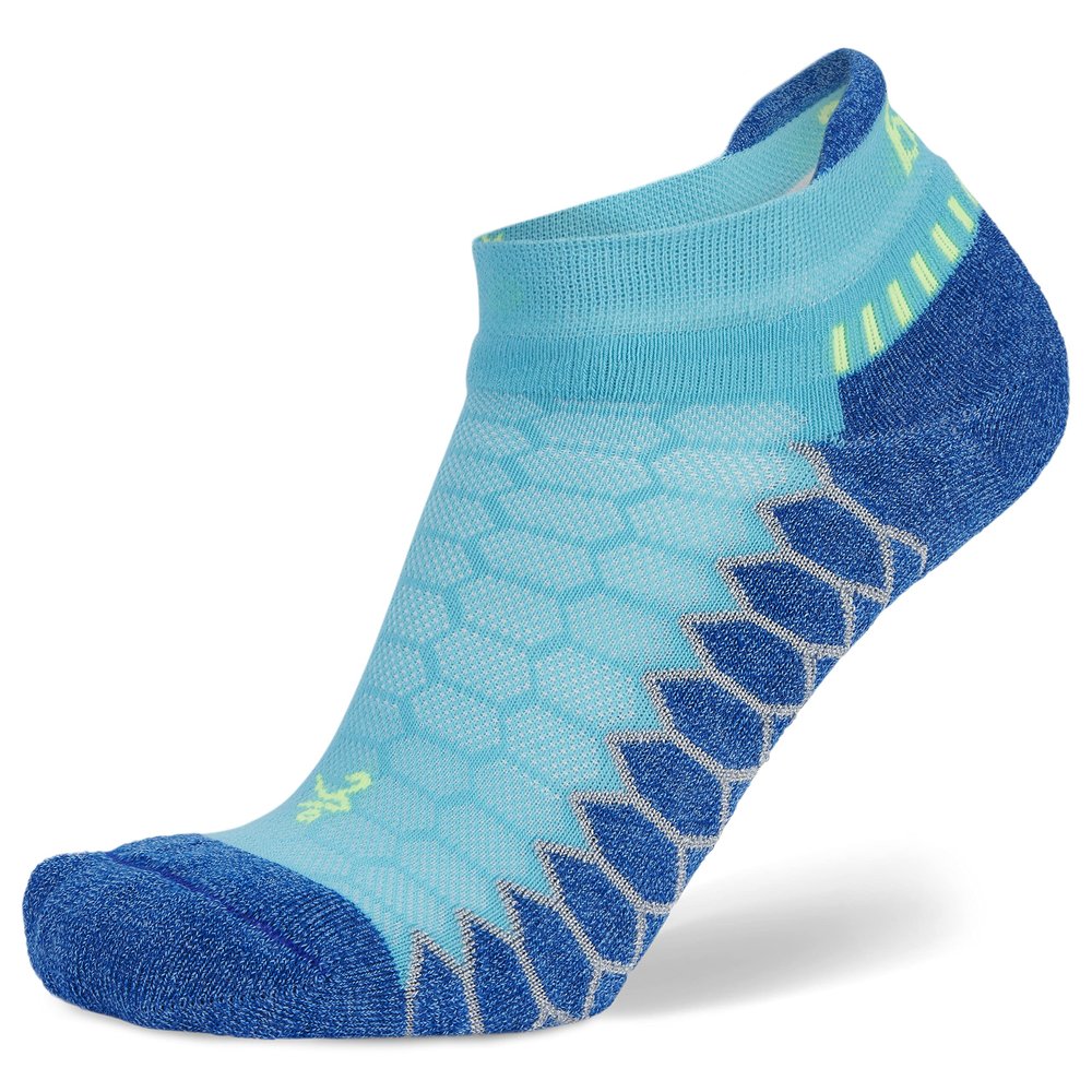 Balega Silver Compression Fit Performance No Show Athletic Running Socks for Men and Women (1 Pair), Cobalt, X-Large