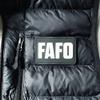 FAFO PVC Patch - Fuck Around and Find Out | Funny Tactical Backpack Patches | Military Patches for Plate Carrier, Vest, Dog Harness | Hook and Loop Patch, Molle Bag Accessories (Abbreviated) view 4