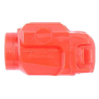 American Safety Props - Non-Functional Solid Polymer Holster Molding Firearm Light Prop - Blaze Orange - U.S.A. Made - Compatible with TLR-7 - Streamlight