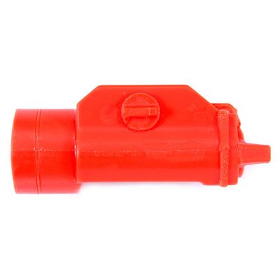 American Safety Props - Non-Functional Solid Polymer Holster Molding Firearm Light Prop - Blaze Orange - U.S.A. Made - Compatible with TLR-1 - Streamlight
