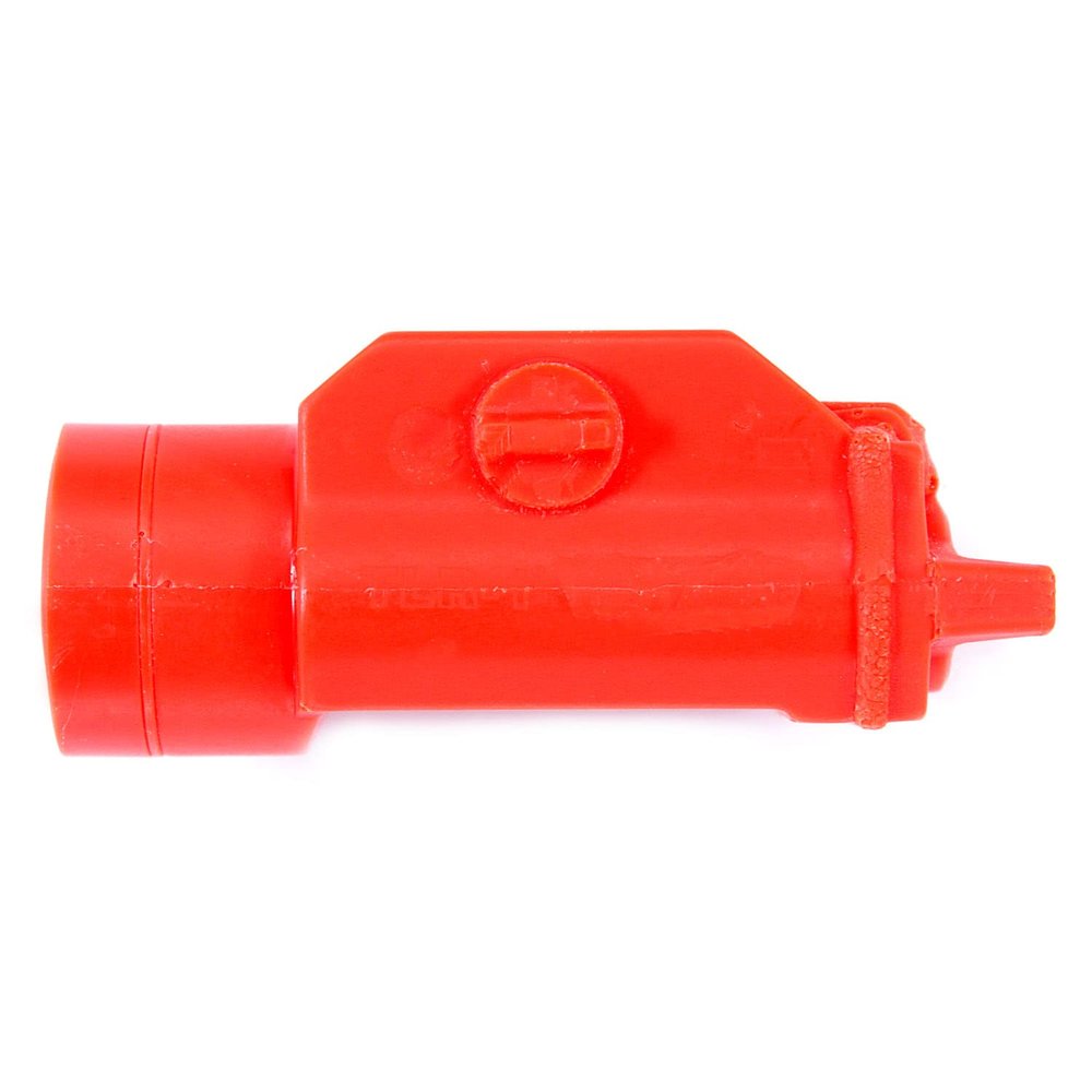 American Safety Props - Non-Functional Solid Polymer Holster Molding Firearm Light Prop - Blaze Orange - U.S.A. Made - Compatible with TLR-1 - Streamlight
