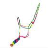 Bright Ombre Color Cowboy Knot Rope Halter view 1