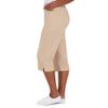 Alfred Dunner Women's Allure Stretch Clamdigger Pant Size 8 Sand view 4