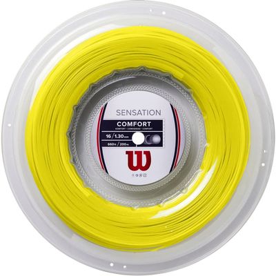 Wilson Sensation 16g Tennis String (Reel, Yellow)