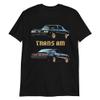 1977 Firebird Trans Am Muscle Car Club Custom T-Shirt Black view 1