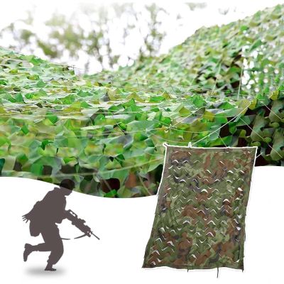 KOOEIN Hunting Camo Netting,Military Camouflage Netting,Balcony/Garden Privacy Netting,2m 3m 5m,Outdoor Sunscreen Netting with mesh,Shade,Green Camouflage Netting,HW-1.5x1m(4.9 * 3.3ft)
