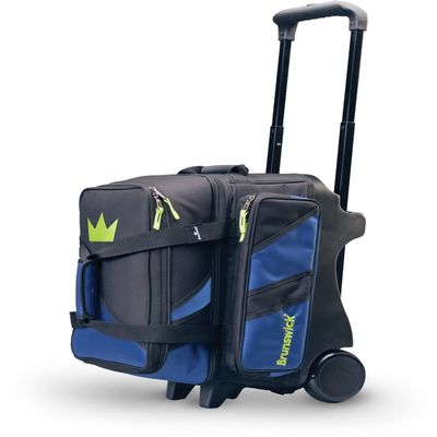 Brunswick Quest Double Roller Bowling Bag (Black)