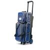 Brunswick Quest Triple Roller Bowling Bag (Blue)
