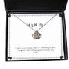 I Don't Know What I did to Deserve You, but I'm Glad I did it. Happy,! Crown Pendant Necklace, Wife Jewelry, for Wife, Wife Gift, Gold Crown Necklace, Queen Crown Necklace, Princess Crown view 1