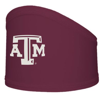 Texas Am Aggies Sports Headband for Men, Football Skull Wrap with College Logo and Design - Stretchy Moisture Wicking 100% Polyester