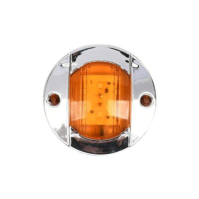 12V LED Stern Light Boat Marine Navigation Light Trailer truck side lights Stainless Steel (Yellow)