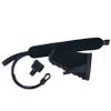 Leather Gun Buttstock Cheek Rest Pad with Matched Sling and Loops, No Drill/No Mounts Needed (Black (.357 .30-30 .38), Righty Handed) view 2