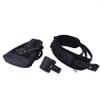Leather Gun Buttstock Cheek Rest Pad with Matched Sling and Loops, No Drill/No Mounts Needed (Black (.357 .30-30 .38), Righty Handed) view 4