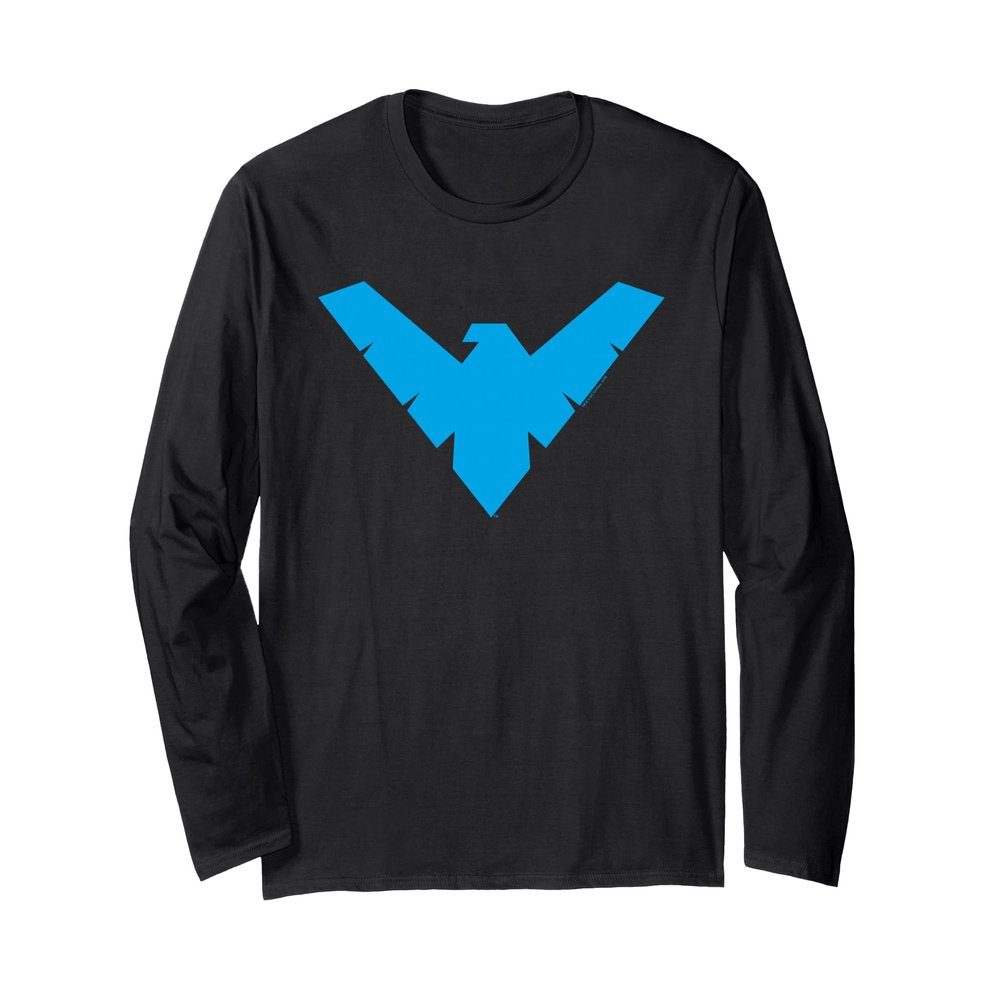 Batman Nightwing Symbol Long Sleeve T-Shirt