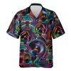 Bowling Hawaiian Shirt for Men - Neon Ball Cruise Shirt, Button Down Shirt Short Sleeve (MP_Bowling_01) Size XL view 1