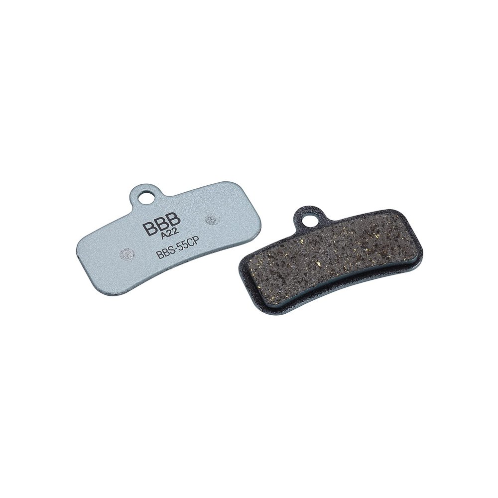 BBB Cycling Replacable Shimano Disc Brake Pads for The BBS-55C Coolfin I Organic Compound Brake Pads I DiscStop Coolfin BBS-55CP