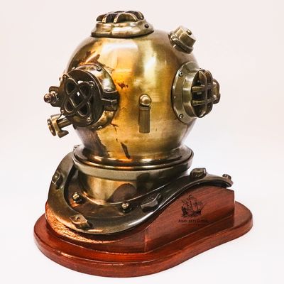 Asian Arts Global Diving Helmet | Decorative Marine Scuba Diver Helmet | Vintage Sea Diver Home Decor | Perfect for Housewarming & Christmas Decorations